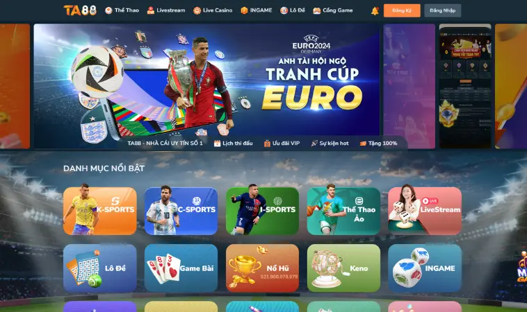 Đánh giá nhà cái TA88: điểm đến giúp cược thủ nhanh đạt chỉ tiêu Đánh giá nhà cái TA88: điểm đến giúp cược thủ nhanh đạt chỉ tiêu