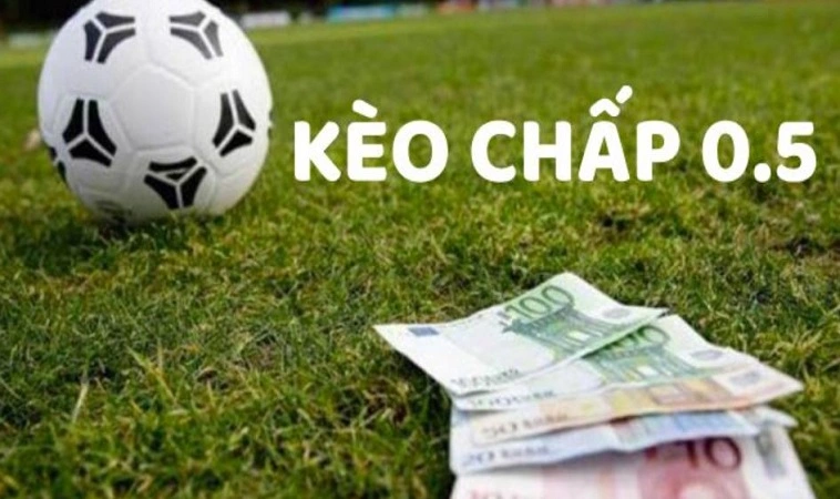 Kèo chấp 0.5 hay còn được gọi cân ½ trái Kèo chấp 0.5 hay còn được gọi cân ½ trái